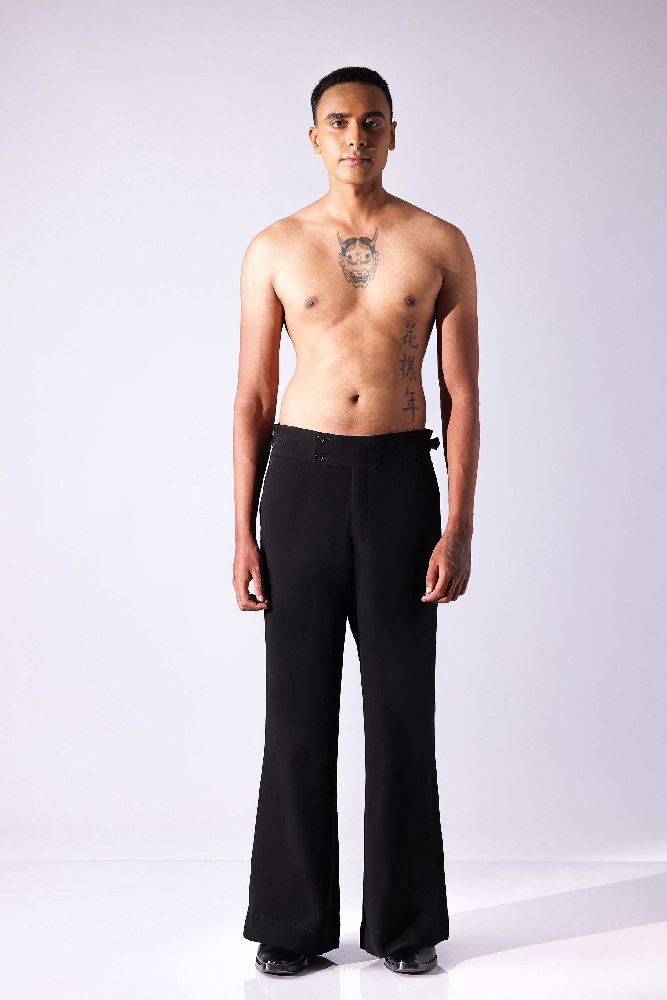Relaxed Bell Bottom Pants