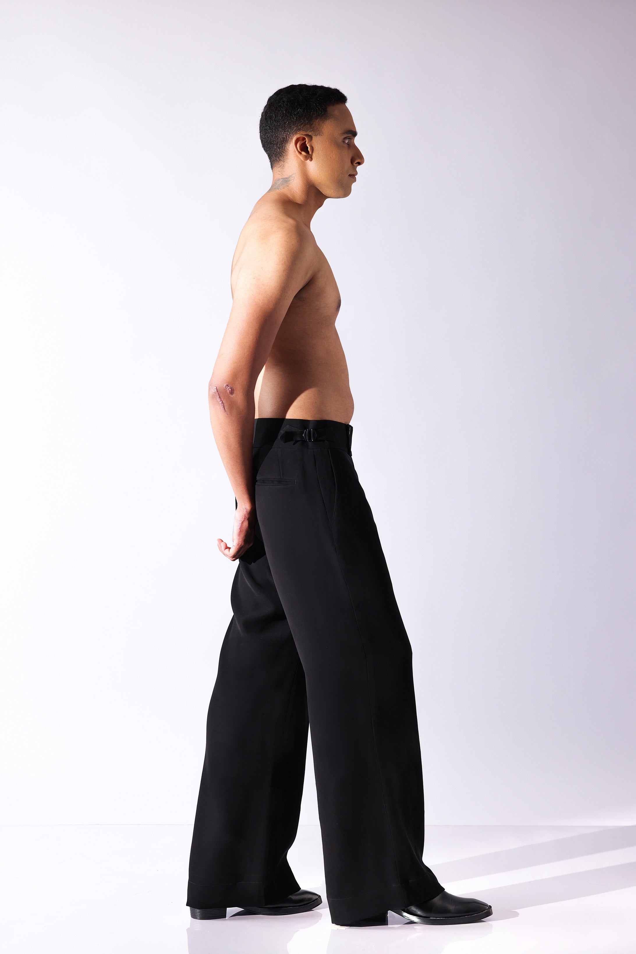 Relaxed Bell Bottom Pants