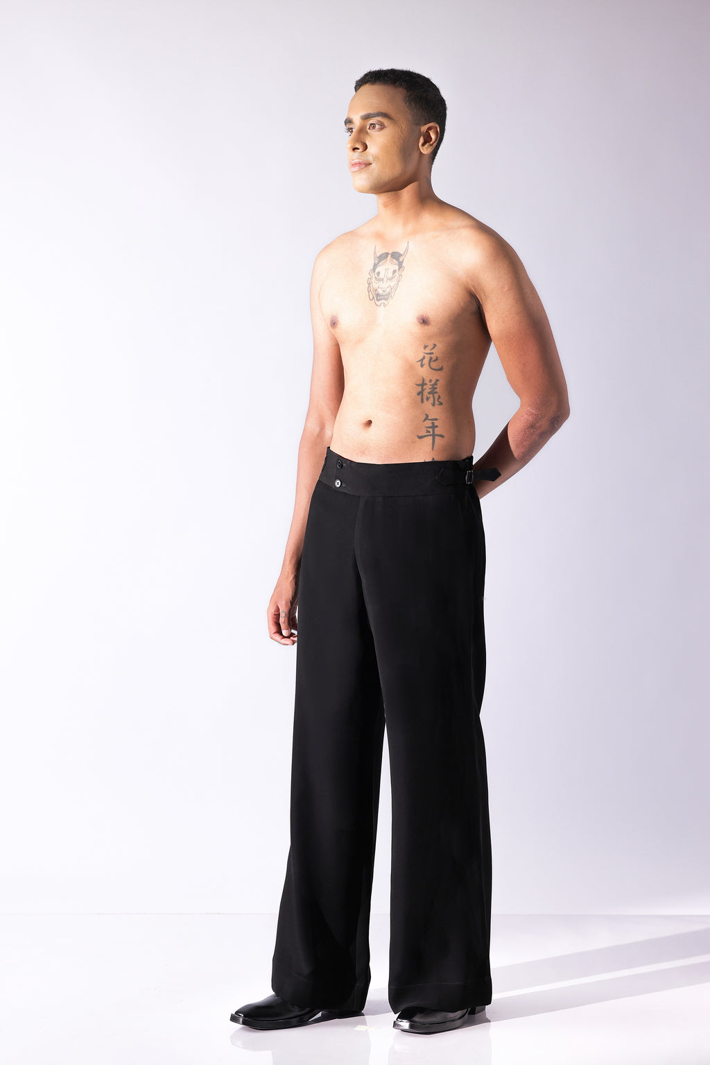 Relaxed Bell Bottom Pants